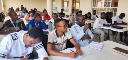 Students in class