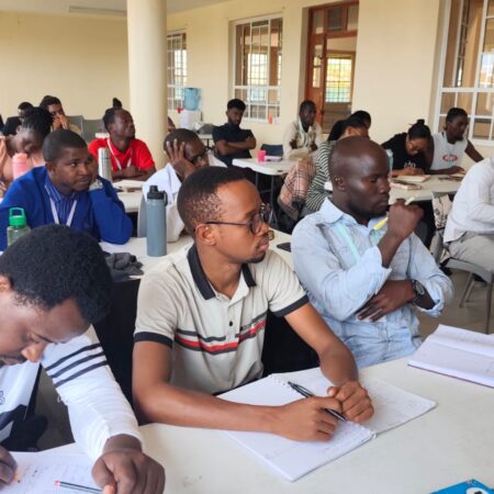 Students in class